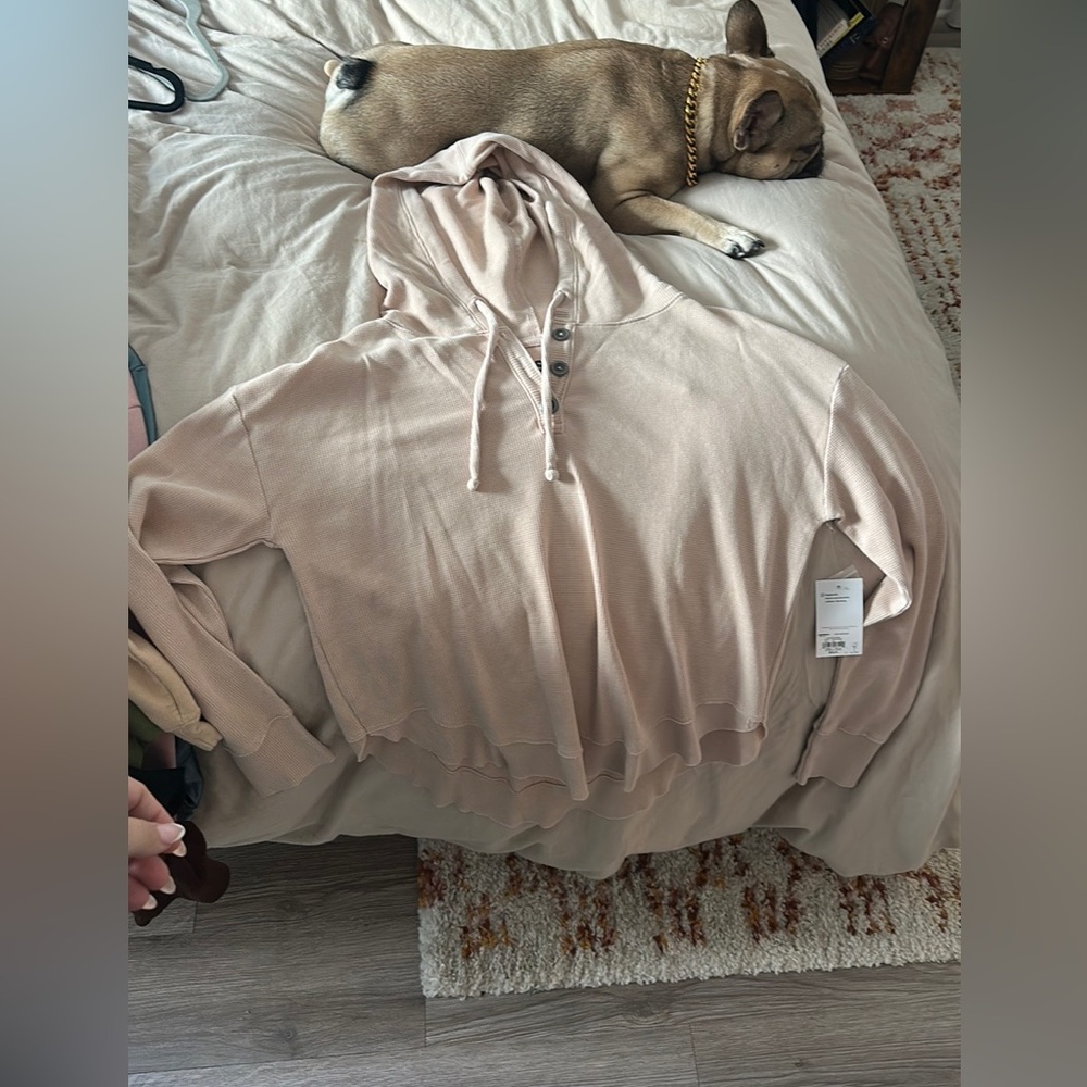 Waffle light weight hoodie